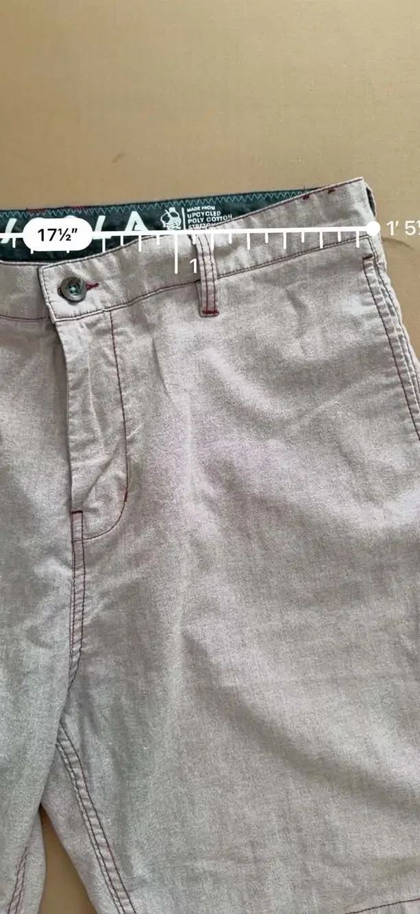 Vissla Men's Upcycled Poly Cotton Stretch Hybrid Chino Shorts